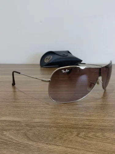 Ray-Ban RB3211 003/68 Large Original Prata Lente Degradê 2N