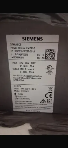 Inversor de frequência Siemens g120 50CV