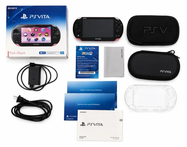 Ps Vita Slim Pink/ Black Desbloqueado 64 GB - Envio Olx Pay