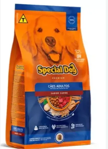 Ração Special Dog Cães Adultos 15kg - Sabor Carne