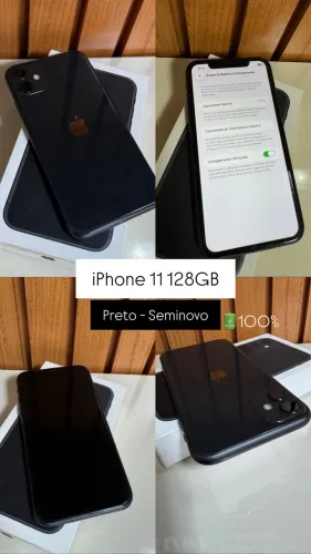 iPhone 11 128GB Preto - seminovo