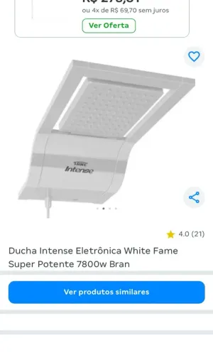 Chuveiro Elétrico 220v marca Fame itense