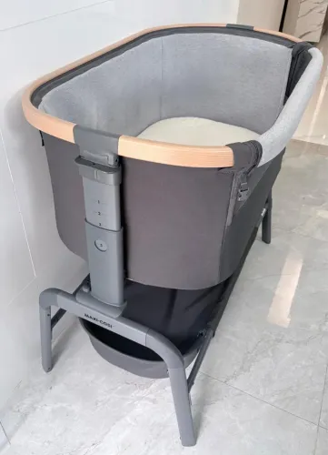 Berço Moisés Co-sleeper Maxi-cosi Iora Cinza Com Cesto 