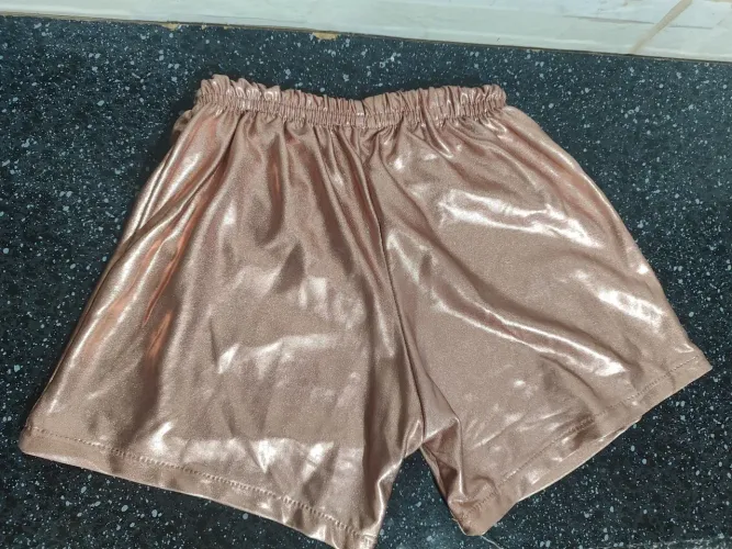 short metalizado infantil 