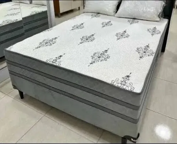 CAMA BOX CASAL D28 MOLAS ENSACADAS