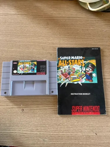 Fita super Mário all stars relabel