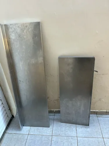 Bancada de inox suspensa 