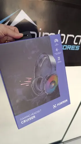 Fone de Ouvido Headset Gamer Fortrek G Cruiser, RGB, 7.1, Usb - Loja Coimbra Computadores