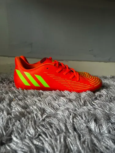 Chuteira Adidas Predator Campo Vermelha Tam 39 - Semi-Nova (Solado Top!)