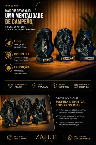 DECORAÇÃO 3 PILARES