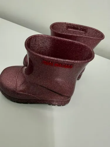 bota mini melissa brilho 19