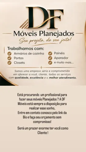Fabricamos móveis sob medidas auto padrão..