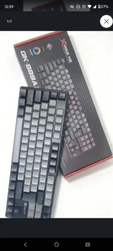 TECLADO MECÂNICO E MOUSE GAMER 