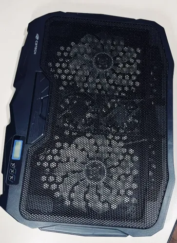 Base Cooler para Notebook C3Tech Gamer com Display LCD e 2 Ventoinhas