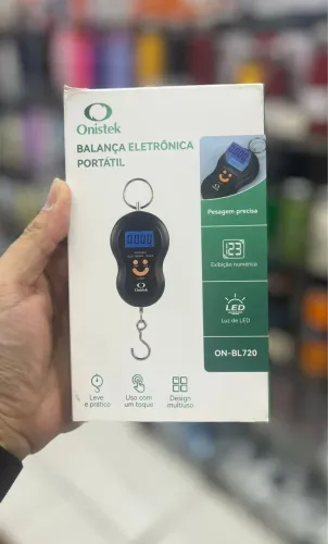 Balança Eletrônica Mala Pesca até 50kg - Entrega Grátis 