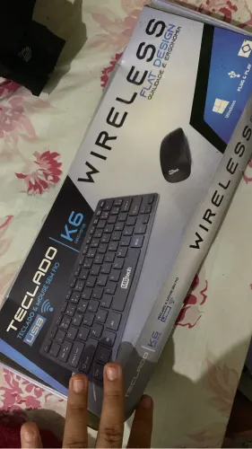 Vendo teclado com mouse