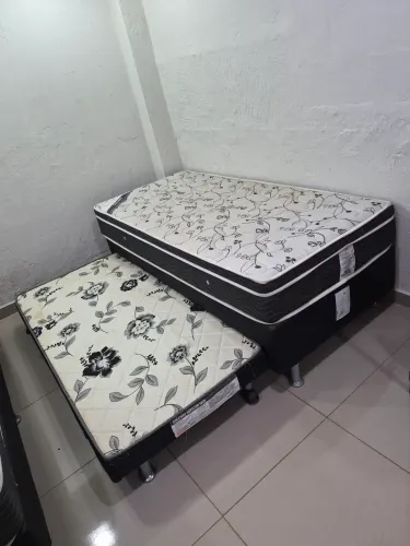 Bicama solteiro com auxiliar Ortobom em molas