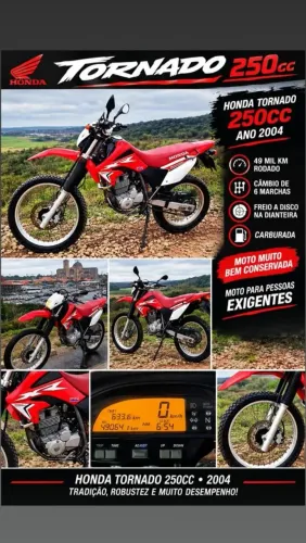 Honda XR250 Tornado - Impecável