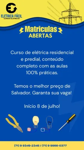 Curso de eletricidade residencial e Predial 