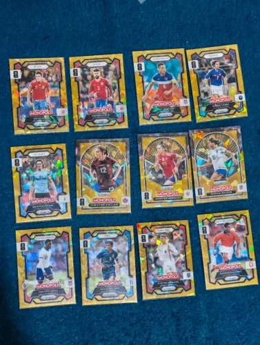 Card Gold Cracked Ice Monopoly Prizm - Escolha