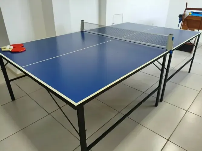 Mesa de Ping-Pong Oficial 15 MDF com Estrutura de Ferro - Direto da Fabrica