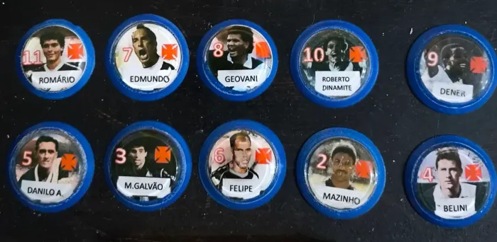 Time de botão artesanal do Vasco