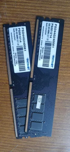Memória Ram 8GB (2x4) DDR4 2400MHz