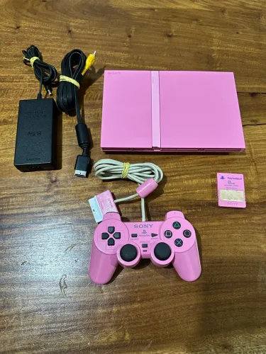 Ps2 rosa com detalhe como na foto