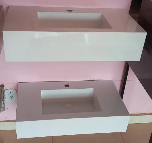 Pias Esculpidas no Porcelanato pronta entrega