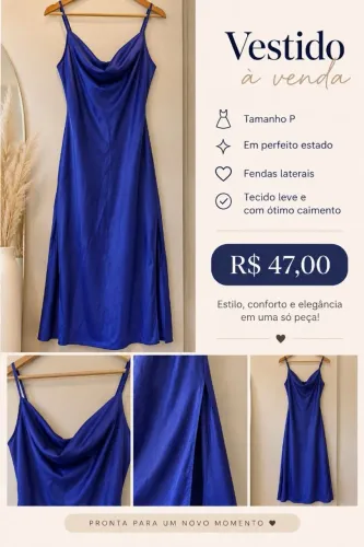 Vestido Cetim