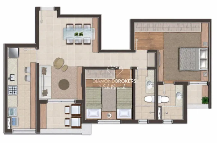 Apartamento com 2 dormitórios, 83 m² - venda por R$ 1.769.922,00 ou aluguel por R$ 9.950,0