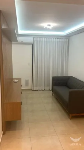 APARTAMENTO 44M² - MOBILIADO - PRONTO PARA MORAR - 1 DORMITÓRIO - VARANDA GOURMET - SALA 2