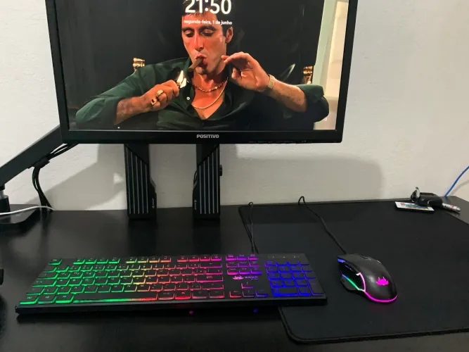 Teclado gamer + mouse gamer rgb