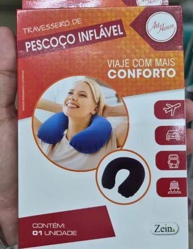 TRAVESSEIRO DE PESCOCO INFLÁVEL<br>REF: ZUN3209