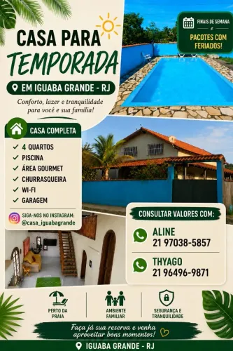 Casa Temporada Iguaba Grande