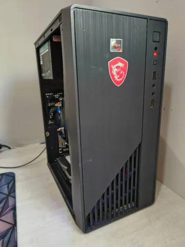PC Gamer Ryzen 5 2600 - 8Gb de RAM - SSD de 128 e HD de 320Gb - placa mãe A320M - AMD 