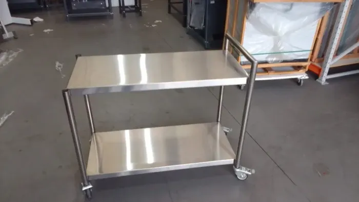 Carro Inox 2 Planos