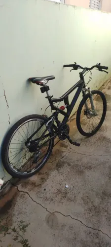 ?Bicicleta Caloi Aro 26 Dupla Suspensão - Revisada (Freio A Disco)