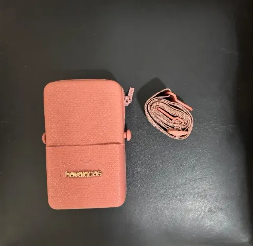 bolsa transversal havaianas rosê