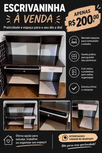 Vendo Escrivaninha
