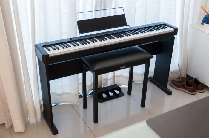 Piano Casio CDP-S150 Kit Completo com 3 Pedais