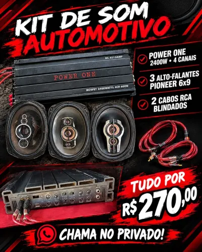 Power one som automotivo