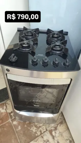 Fogão mesa de vidro