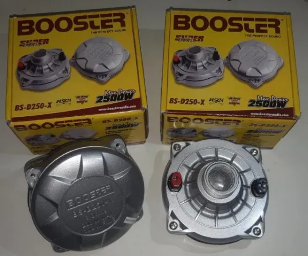 Par driver corneta Booster BS-D250-X novos