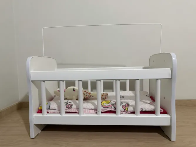 Berço de boneca bebê reborn