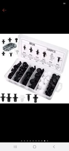 Fixadores presilha em plástico para carro/moto