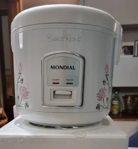 Panela de Arroz Mondial Bianca Rice 4 PE-05 - 4 Xícaras - Nova