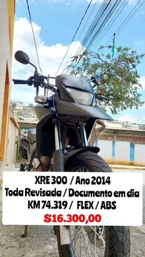 Vendo XRE 300 Documento 2026 Pago Manutenção Ok