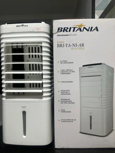 Climatizador 4 em 1 (Ventilador, Umidificador, Refrigerador e Filtro)