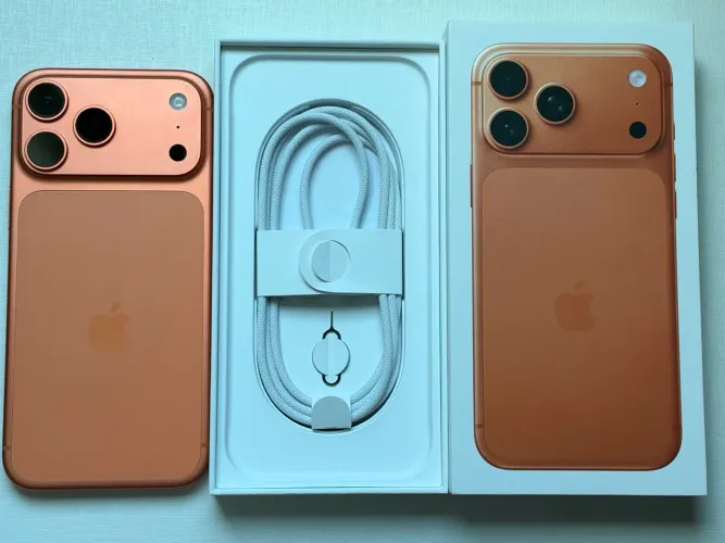 iPhone 17 Pro Max 256GB - Impecável - Bateria 91% - Caixa Original